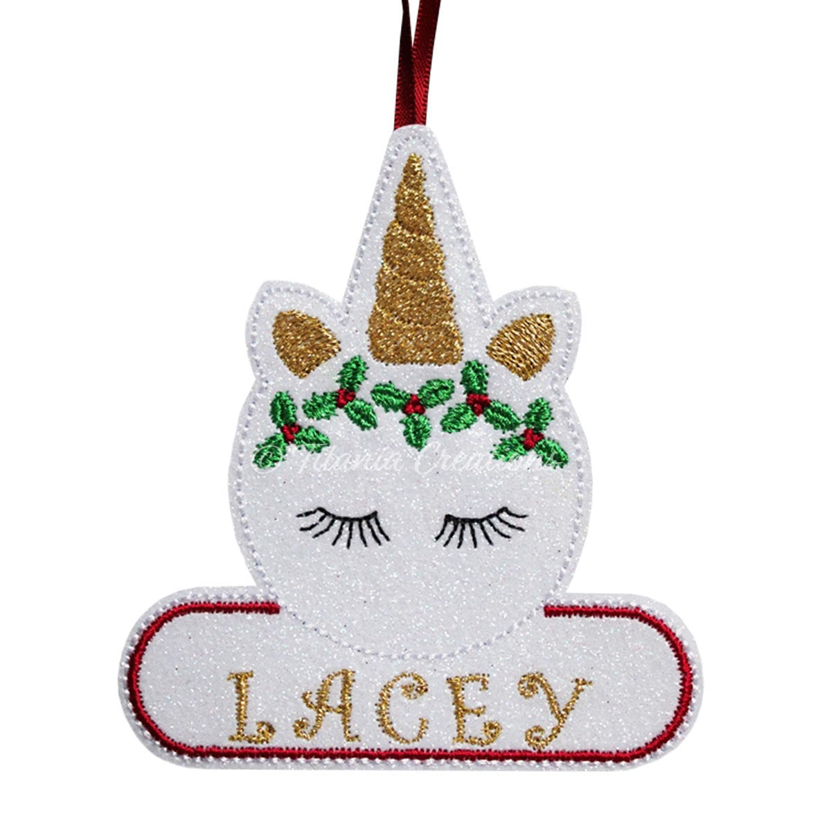 ITH Christmas Unicorn 4x4 5x7