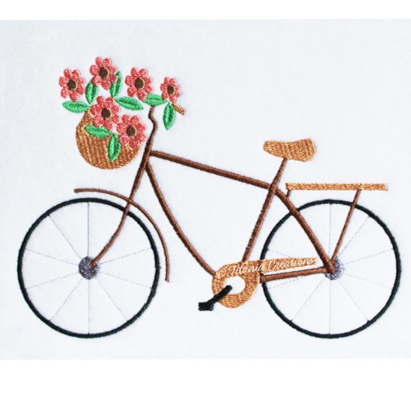 Vintage Bicycle 5x7 - Titania Creations