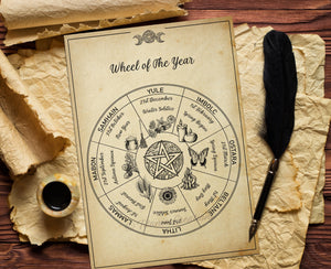 Wheel of The Year Printable Pages