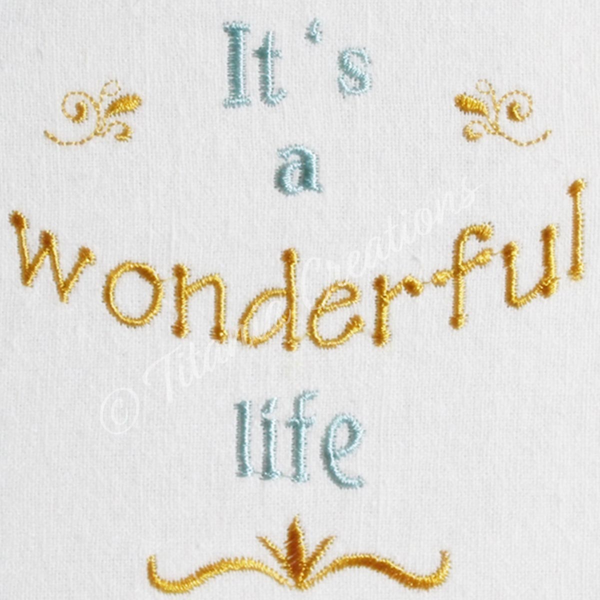 Wonderful Life 4x4 5x7