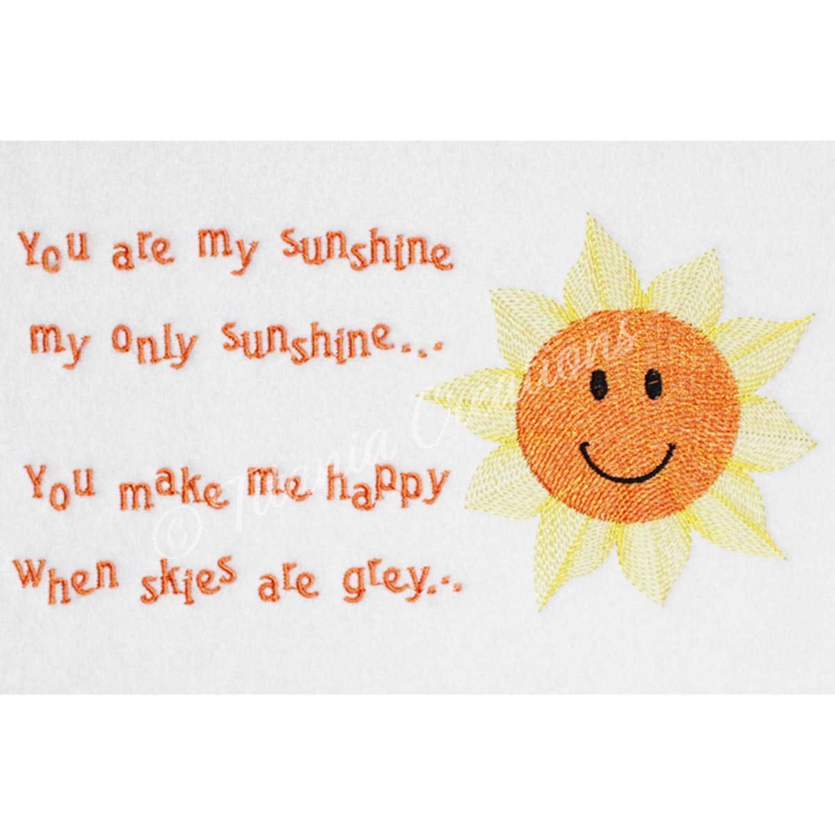 My Sunshine 4x4 5x7 - Titania Creations