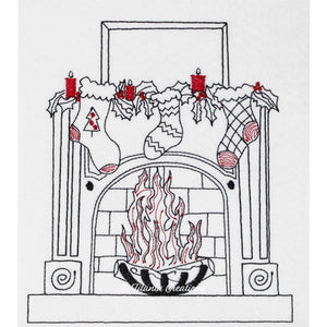 Zen by Adele Christmas Fireplace 5x7 6x10