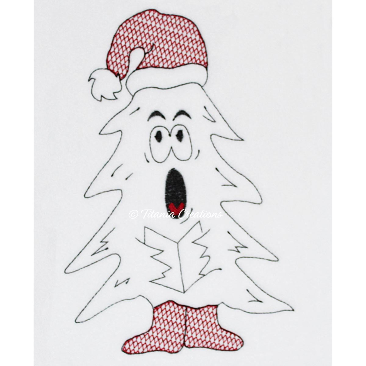 Zen by Adele Collection Singing Christmas Tree 4x4 5x7